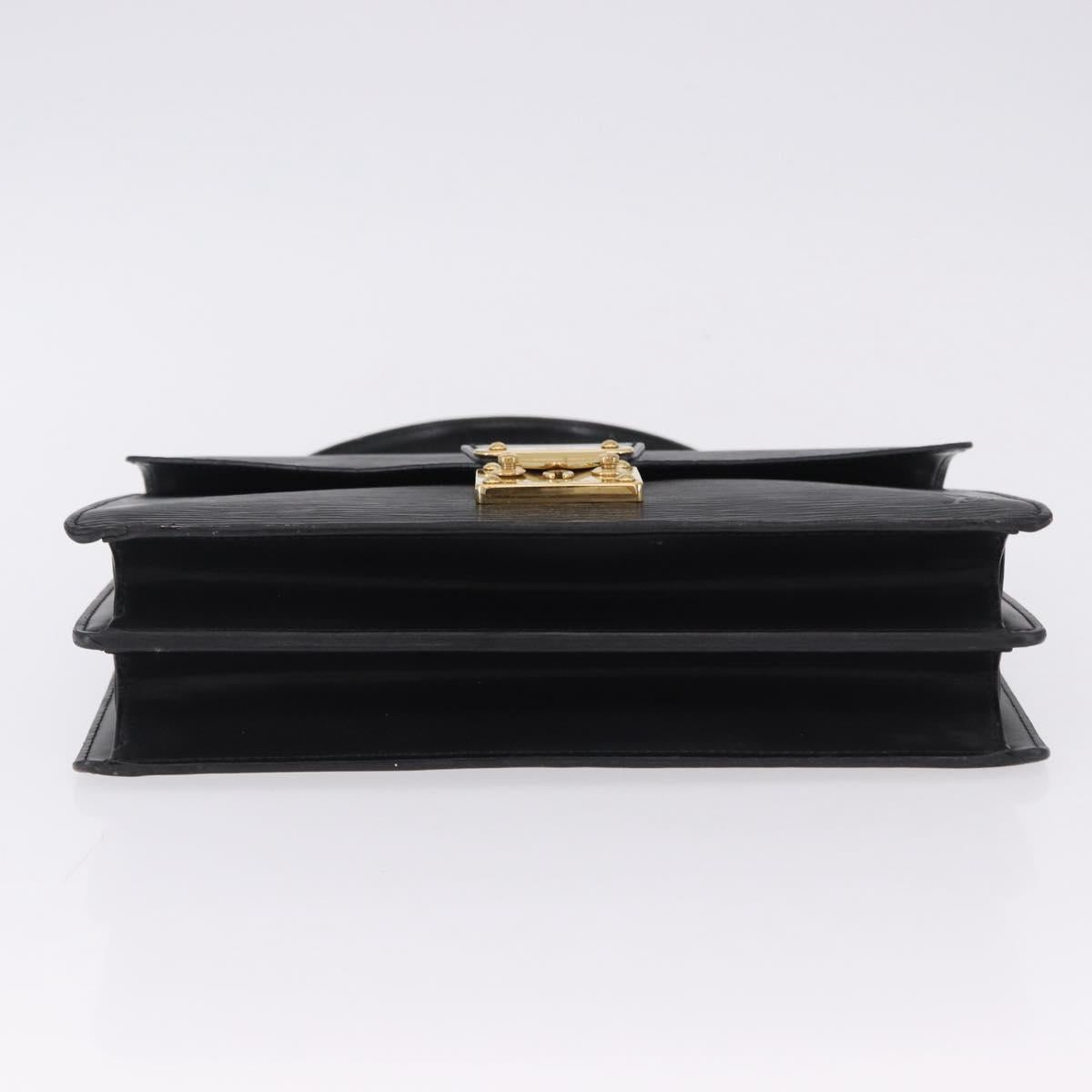 LOUIS VUITTON Epi Concorde Hand Bag Black M52132 LV Auth BA14848