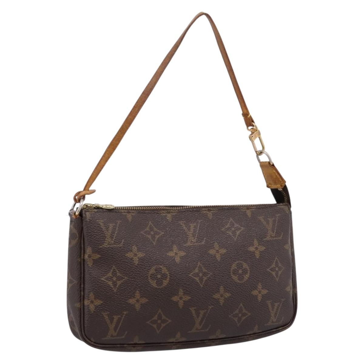 LOUIS VUITTON Monogram Pochette Accessoires Pouch M51980 LV Auth BA14849