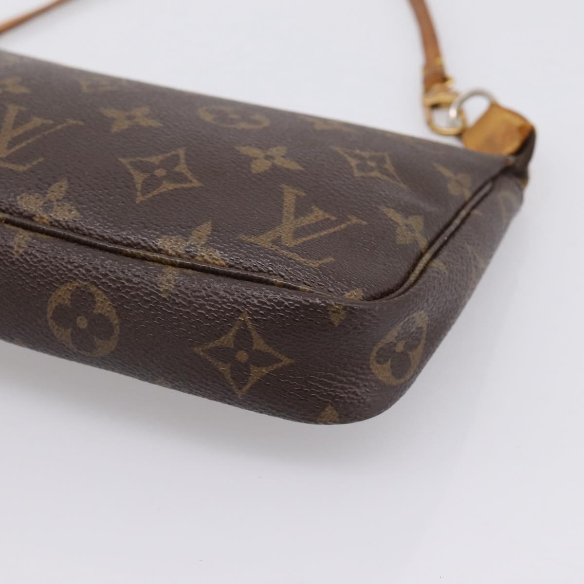 LOUIS VUITTON Monogram Pochette Accessoires Pouch M51980 LV Auth BA14849