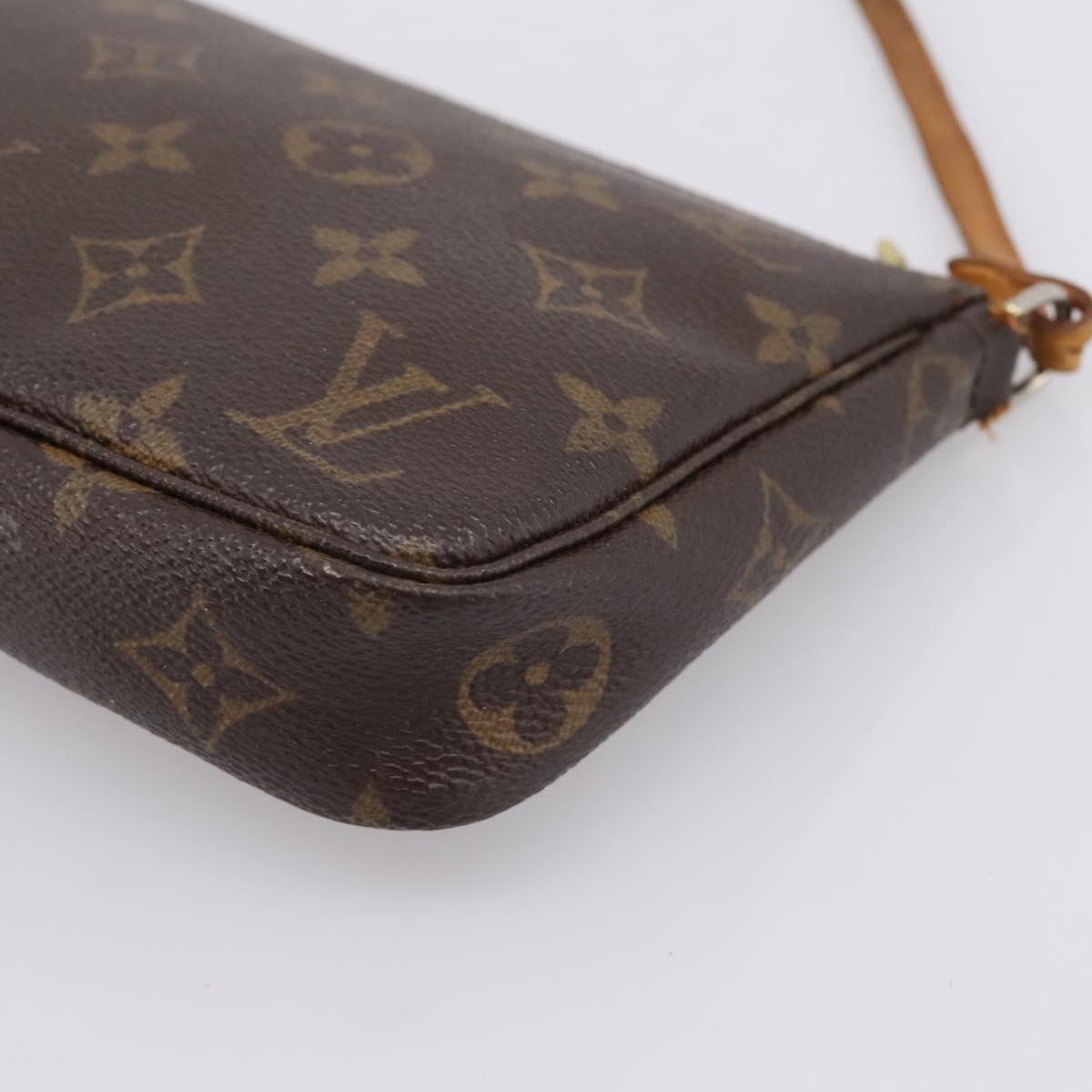 LOUIS VUITTON Monogram Pochette Accessoires Pouch M51980 LV Auth BA14849