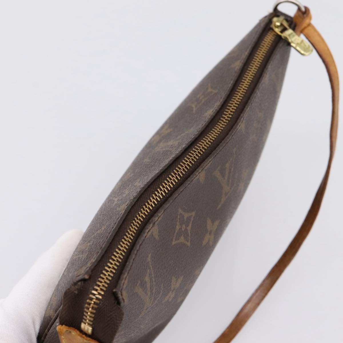 LOUIS VUITTON Monogram Pochette Accessoires Pouch M51980 LV Auth BA14849
