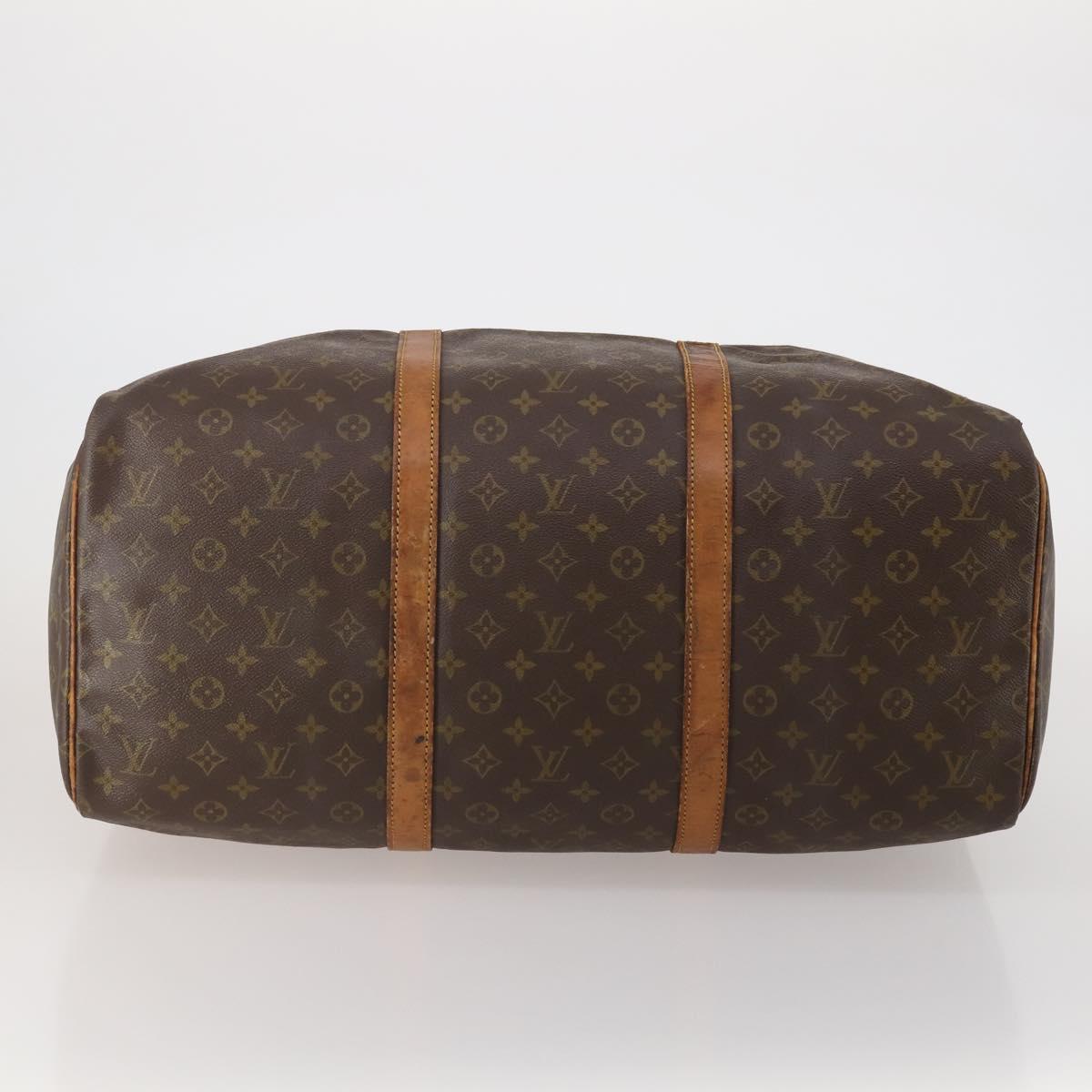 LOUIS VUITTON Monogram Sac Souple 55 Boston Bag M41622 LV Auth BA14852