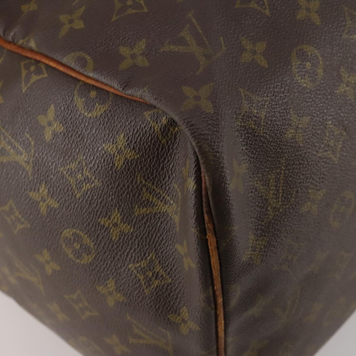 LOUIS VUITTON Monogram Sac Souple 55 Boston Bag M41622 LV Auth BA14852