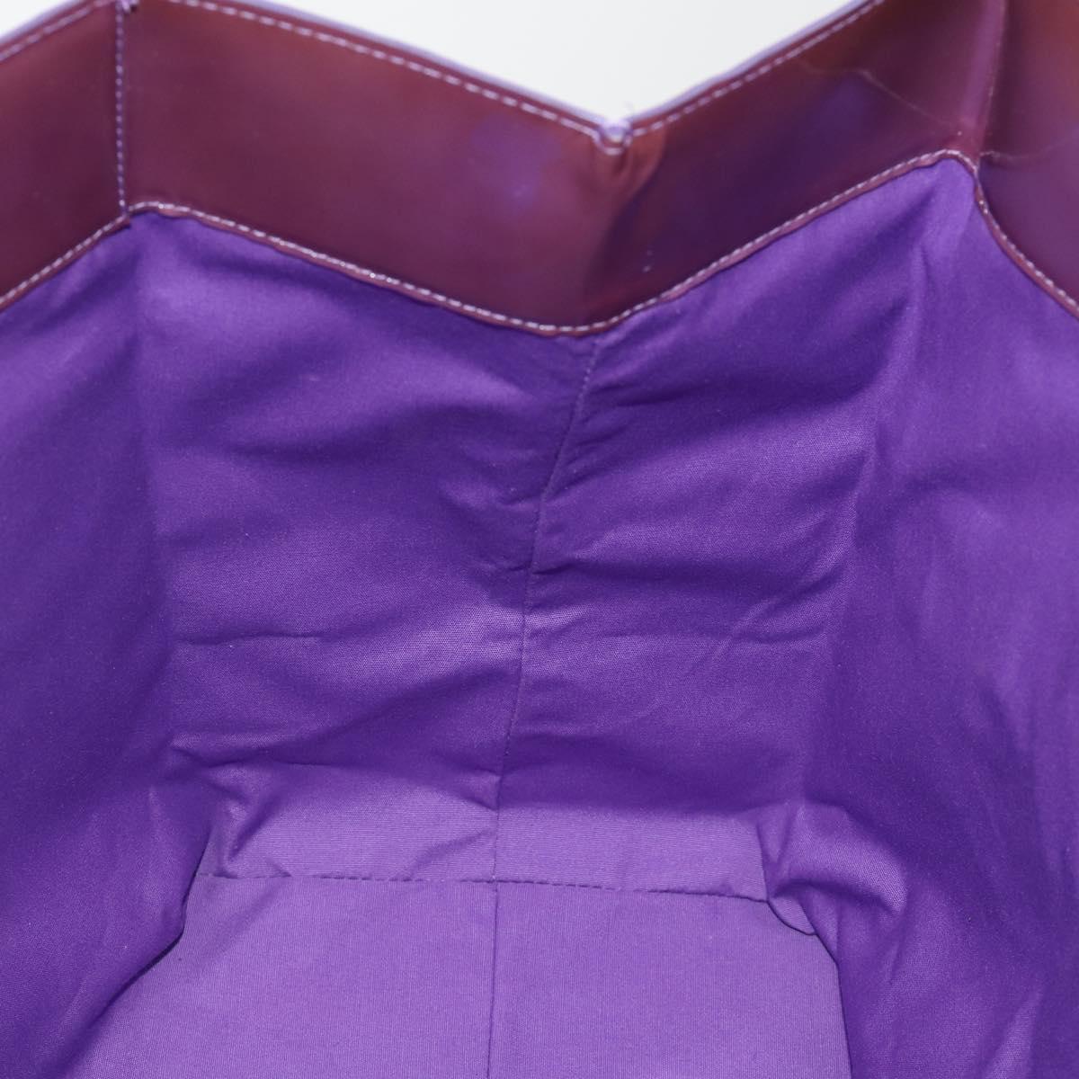 LOUIS VUITTON Monogram Vernis Reade GM Tote Bag Purple M91085 LV Auth BA14860