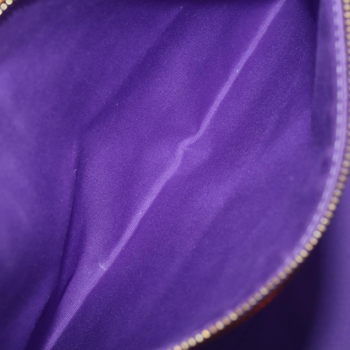 LOUIS VUITTON Monogram Vernis Reade GM Tote Bag Purple M91085 LV Auth BA14860