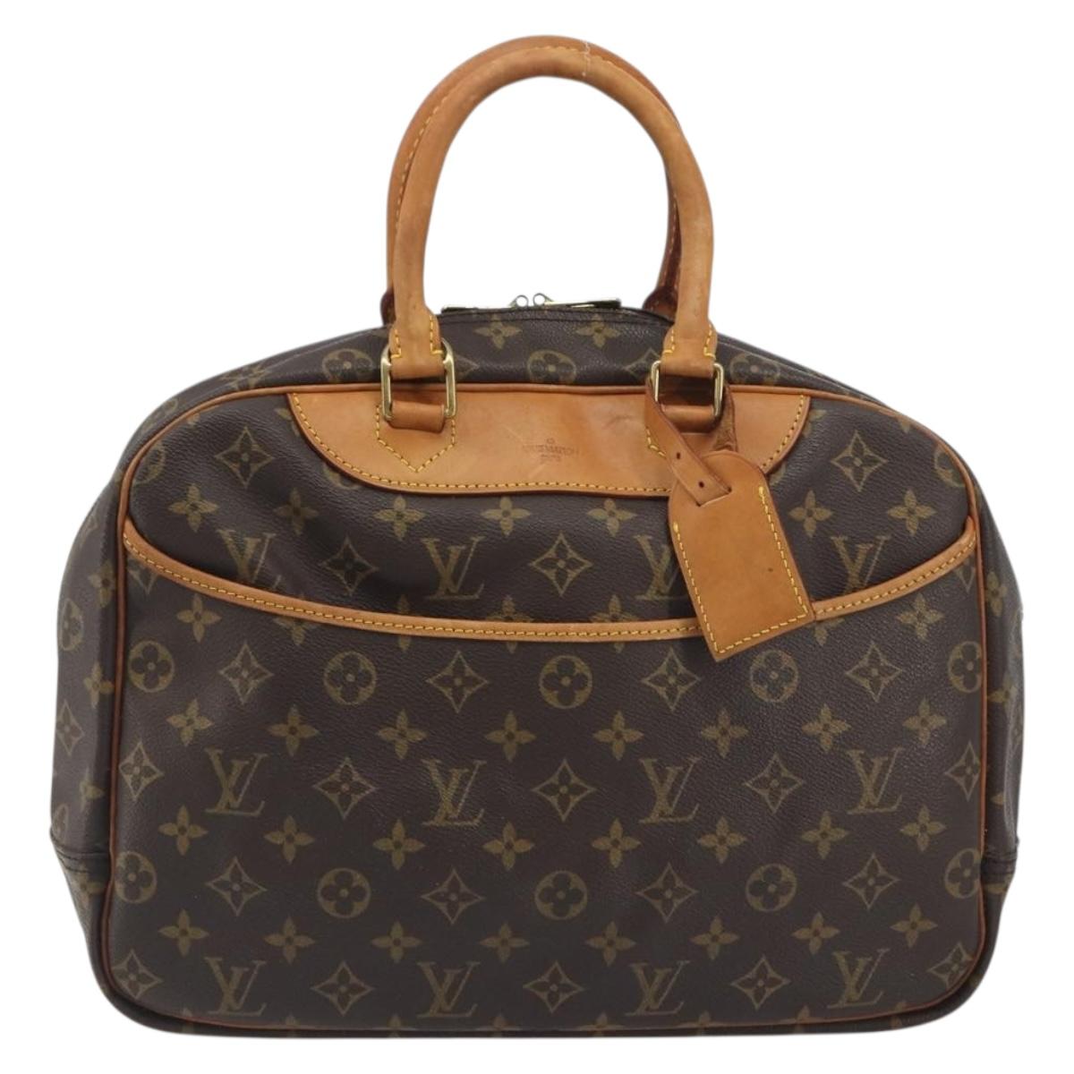 LOUIS VUITTON Monogram Deauville Hand Bag M47270 LV Auth BA14861