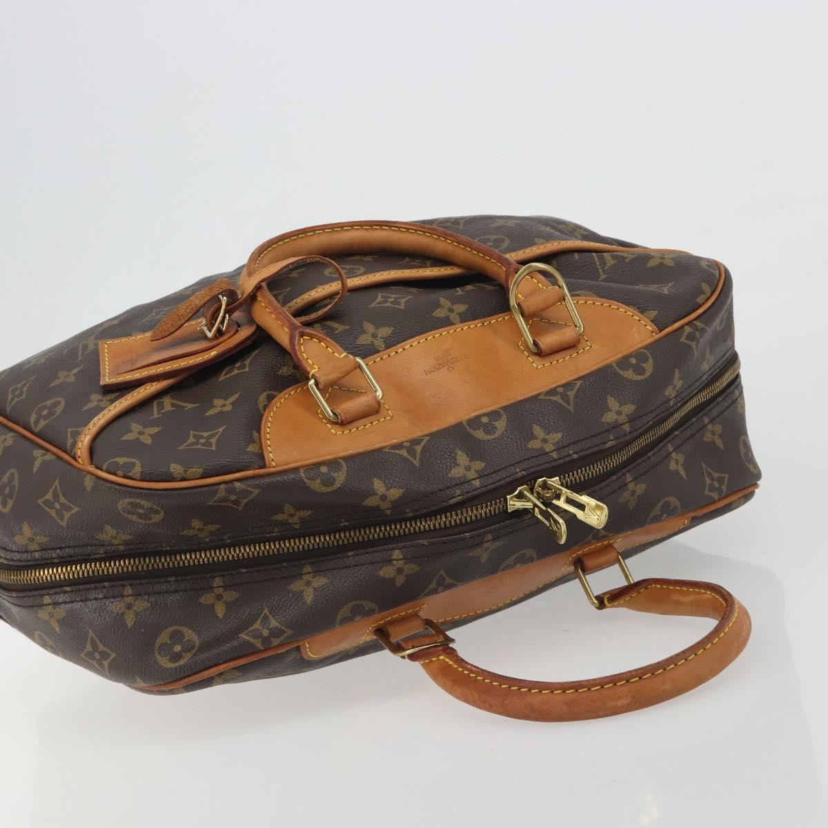 LOUIS VUITTON Monogram Deauville Hand Bag M47270 LV Auth BA14861