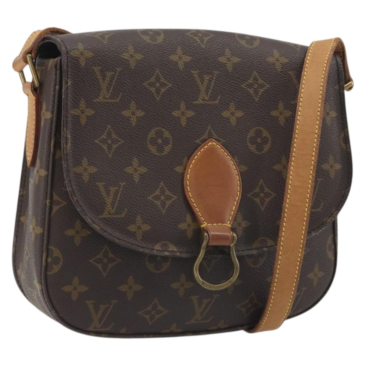 LOUIS VUITTON Monogram Saint Cloud GM Shoulder Bag M51242 LV Auth BA14862