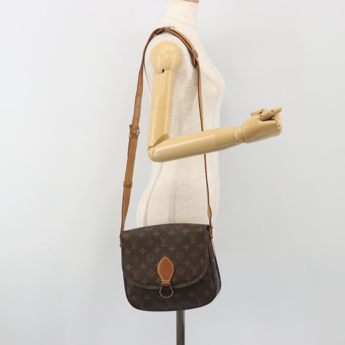 LOUIS VUITTON Monogram Saint Cloud GM Shoulder Bag M51242 LV Auth BA14862