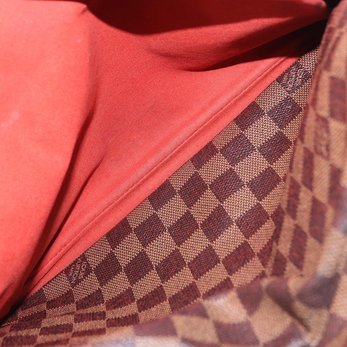 LOUIS VUITTON Damier Ebene Naviglio Shoulder Bag N45255 LV Auth BA14865