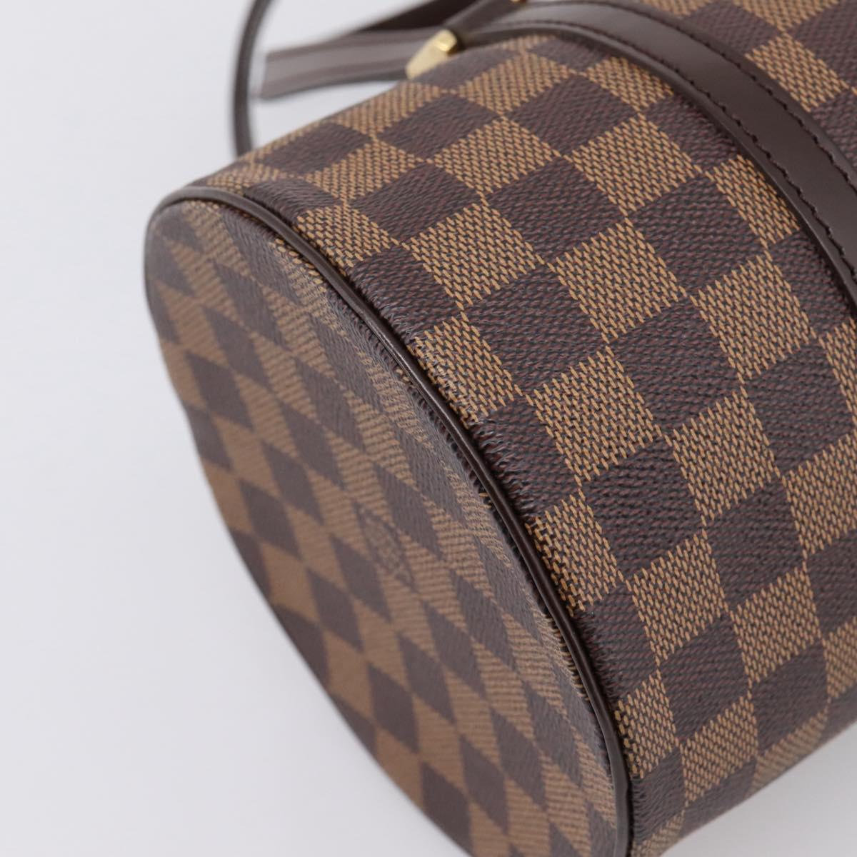 LOUIS VUITTON Damier Ebene Papillon 30 Hand Bag N51303 LV Auth BA14868V
