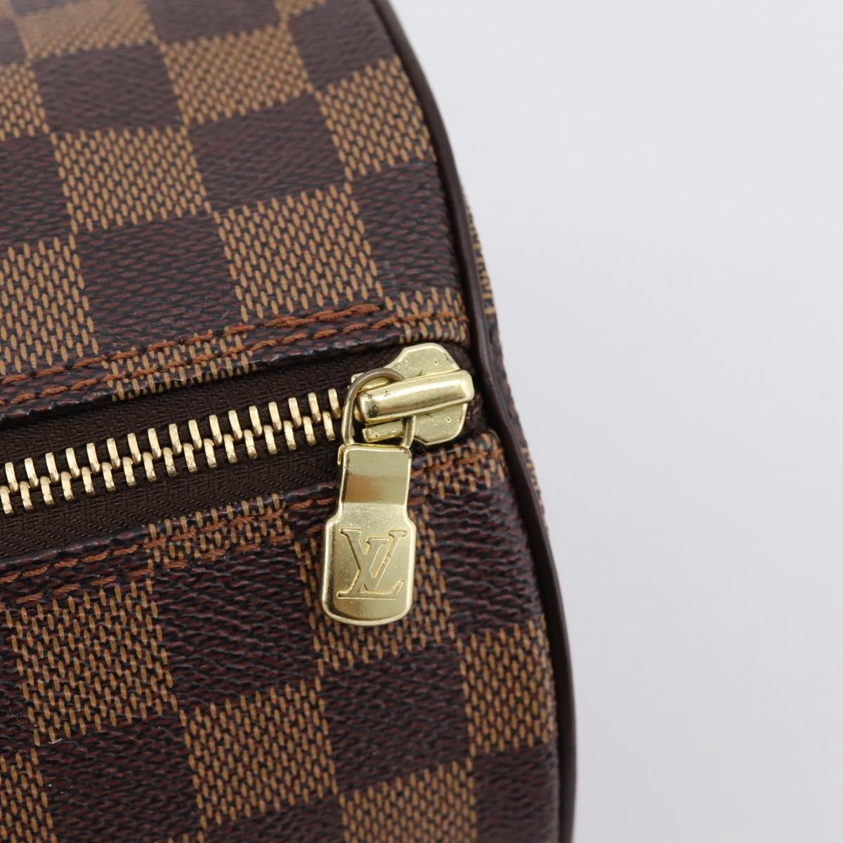 LOUIS VUITTON Damier Ebene Papillon 30 Hand Bag N51303 LV Auth BA14868V