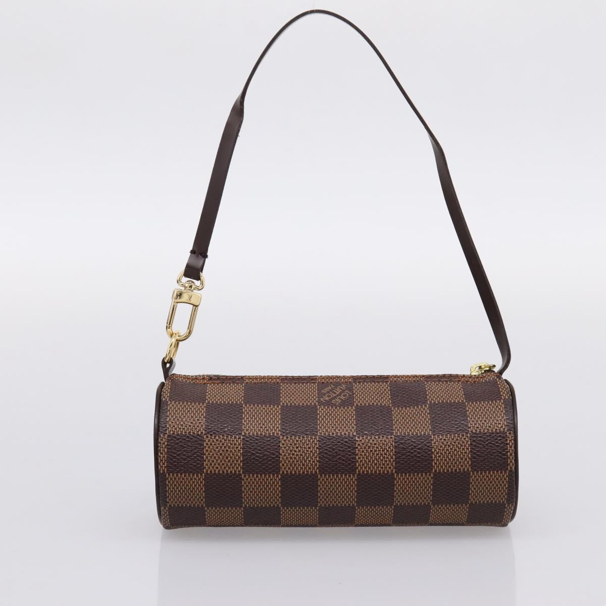 LOUIS VUITTON Damier Ebene Papillon 30 Hand Bag N51303 LV Auth BA14868V