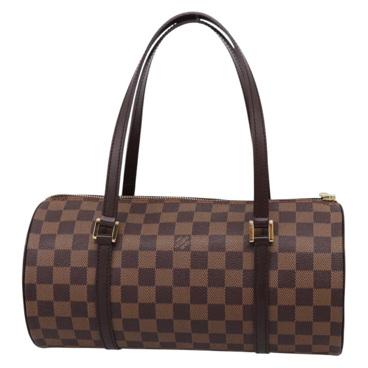 LOUIS VUITTON Damier Ebene Papillon 30 Hand Bag N51303 LV Auth BA14868V