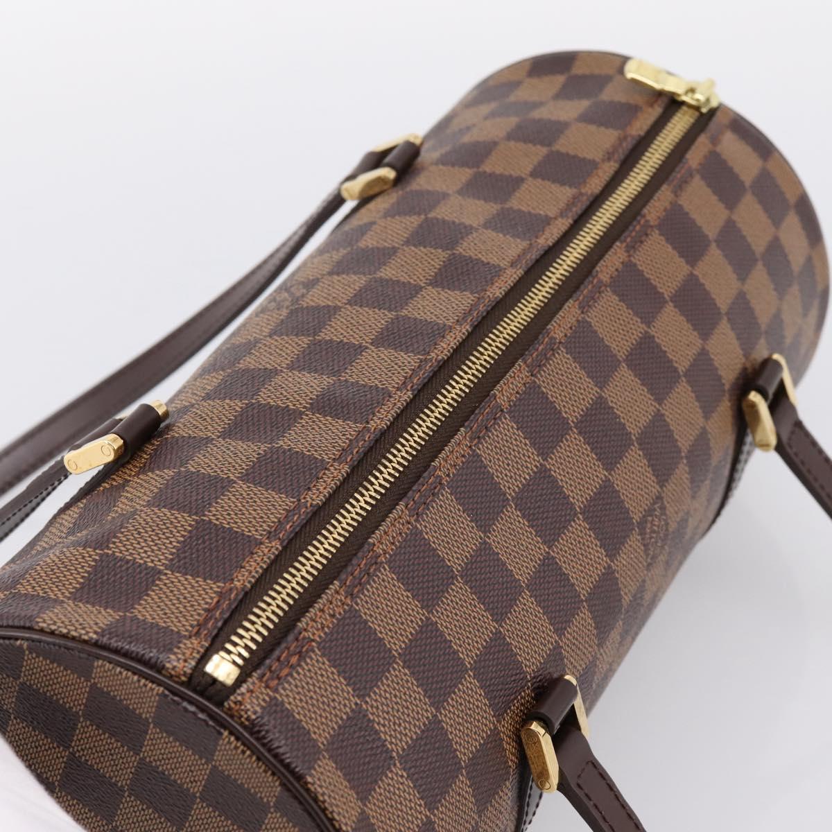 LOUIS VUITTON Damier Ebene Papillon 30 Hand Bag N51303 LV Auth BA14868V