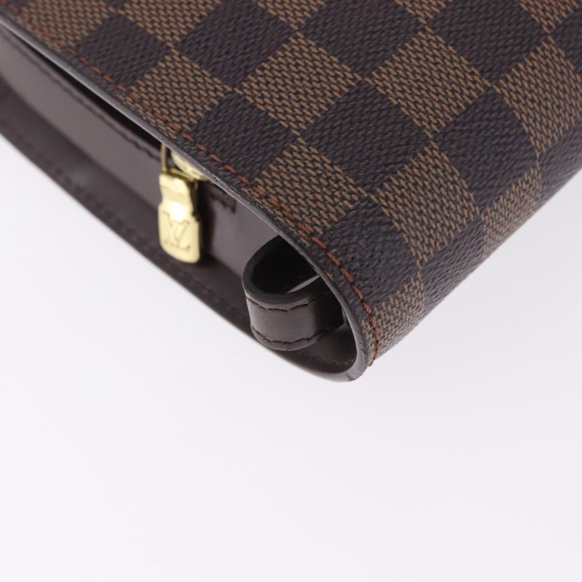 LOUIS VUITTON Damier Ebene Saint Louis Clutch Bag N51993 LV Auth BA14869