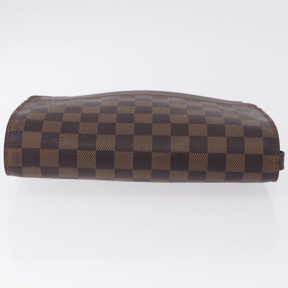 LOUIS VUITTON Damier Ebene Saint Louis Clutch Bag N51993 LV Auth BA14869