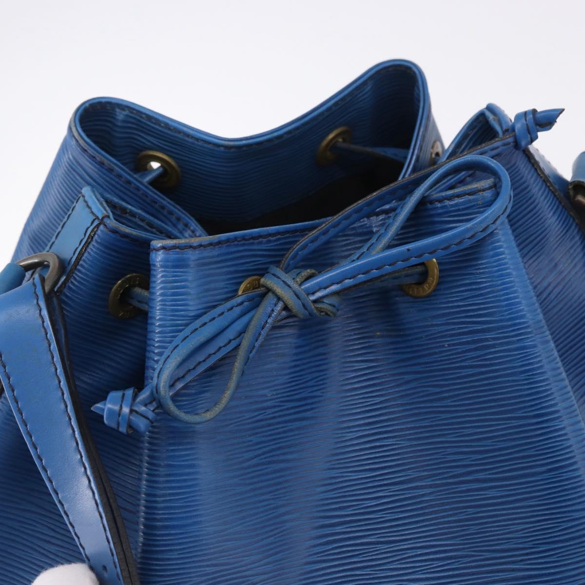 LOUIS VUITTON Epi Noe Shoulder Bag Blue M44005 LV Auth BA14874A