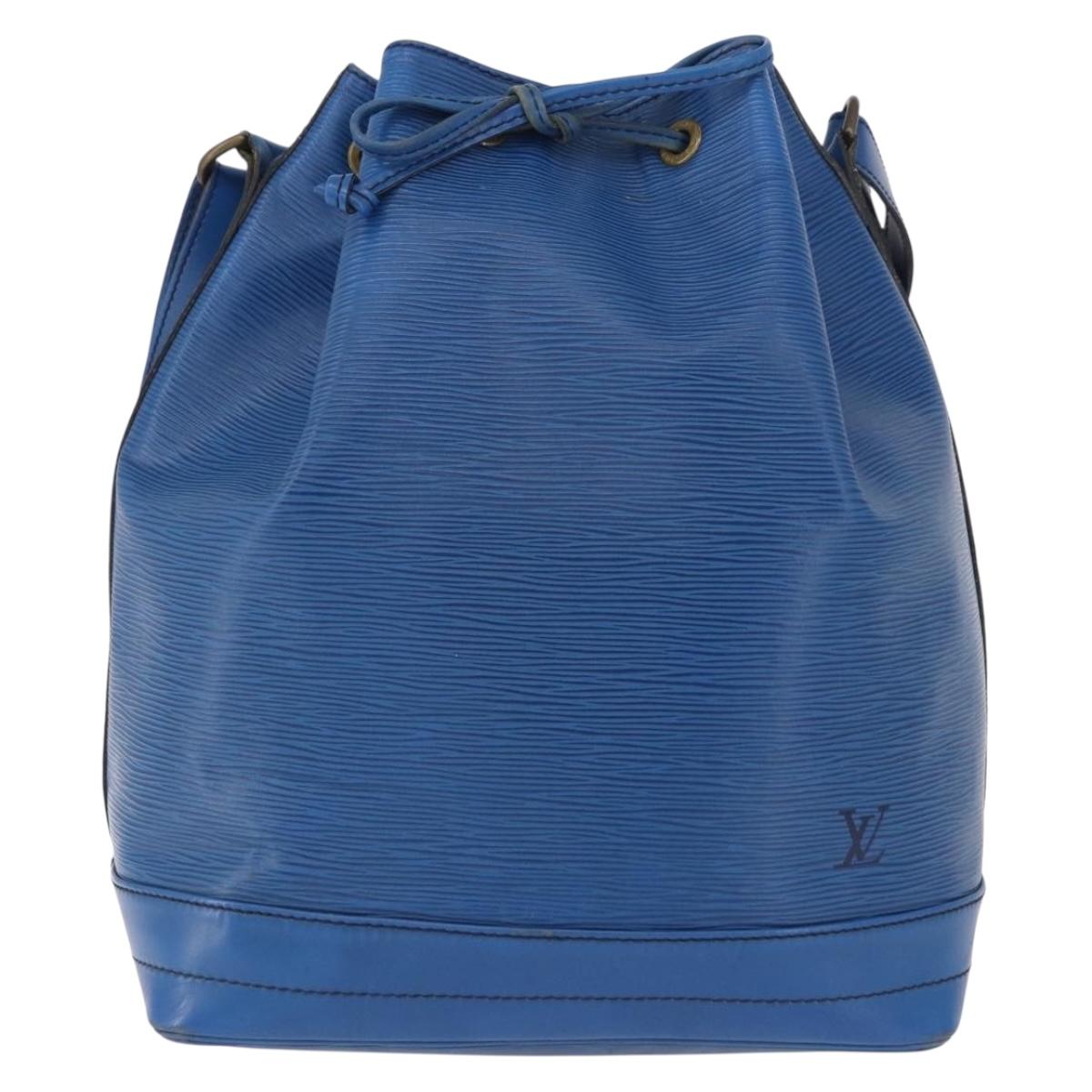 LOUIS VUITTON Epi Noe Shoulder Bag Blue M44005 LV Auth BA14874A