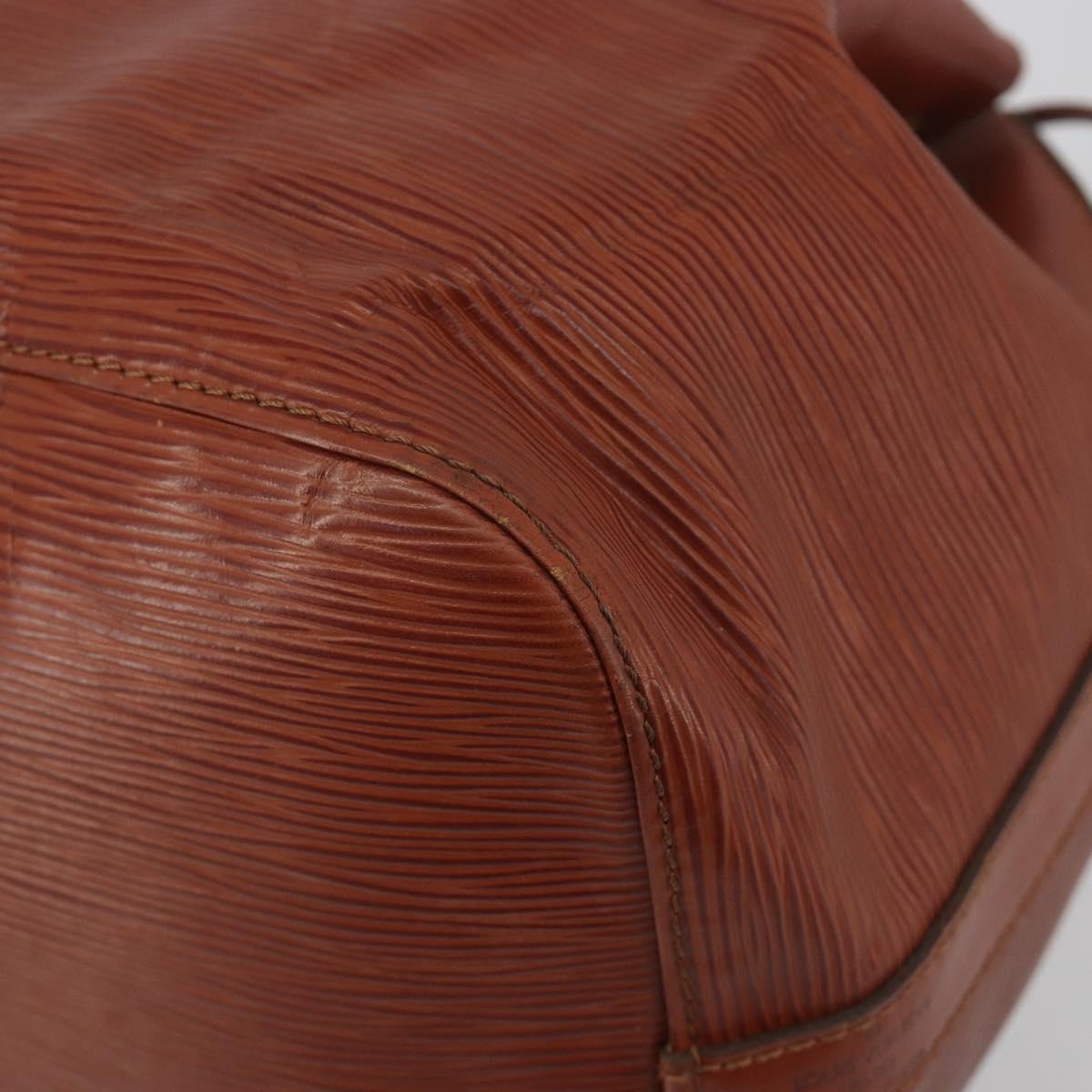 LOUIS VUITTON Epi Petit Noe Shoulder Bag Brown M44103 LV Auth BA14876