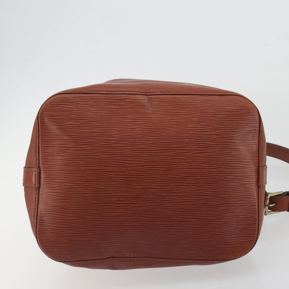 LOUIS VUITTON Epi Petit Noe Shoulder Bag Brown M44103 LV Auth BA14876