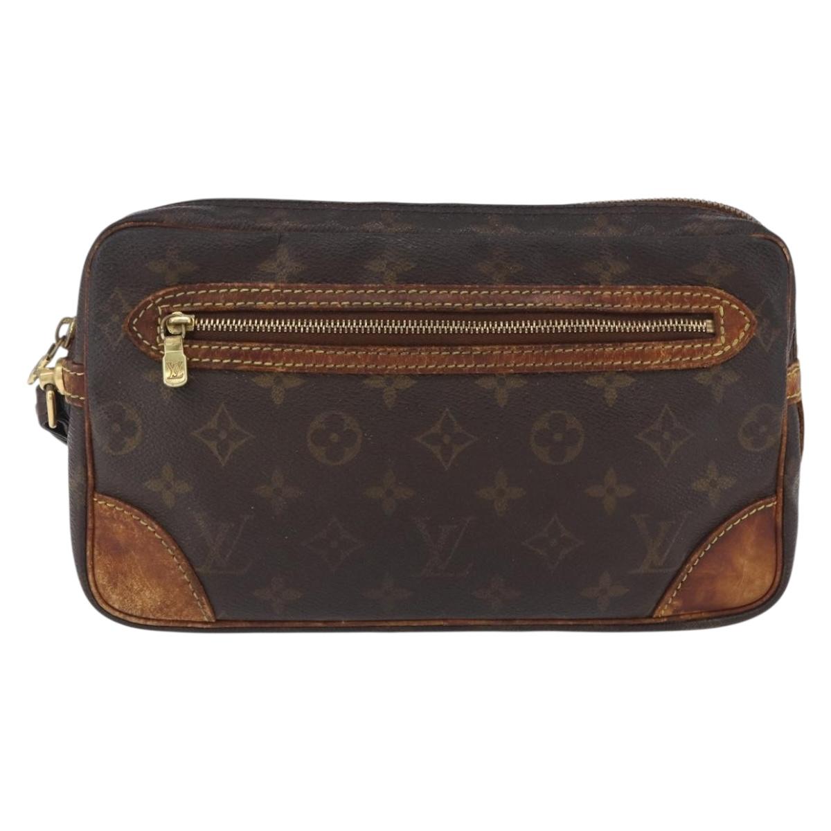 LOUIS VUITTON Monogram Marly Dragonne GM Clutch Bag M51825 LV Auth BA14882