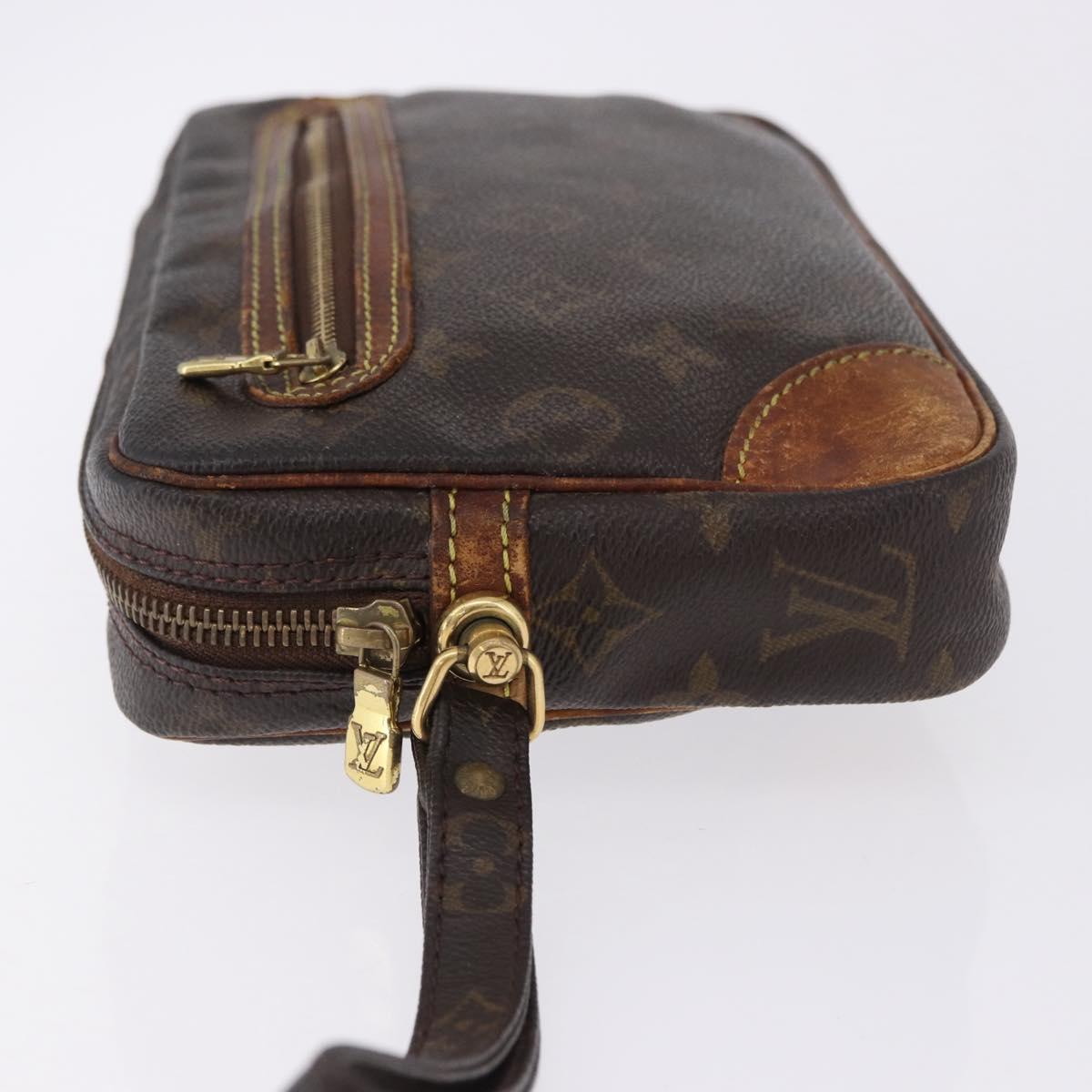 LOUIS VUITTON Monogram Marly Dragonne GM Clutch Bag M51825 LV Auth BA14882