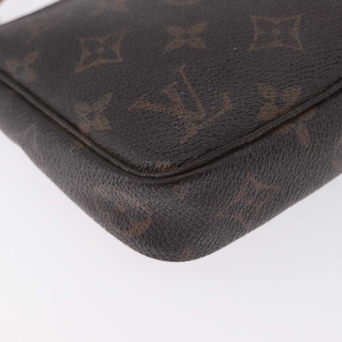 LOUIS VUITTON Monogram Pochette Accessoires Pouch M51980 LV Auth BA14904
