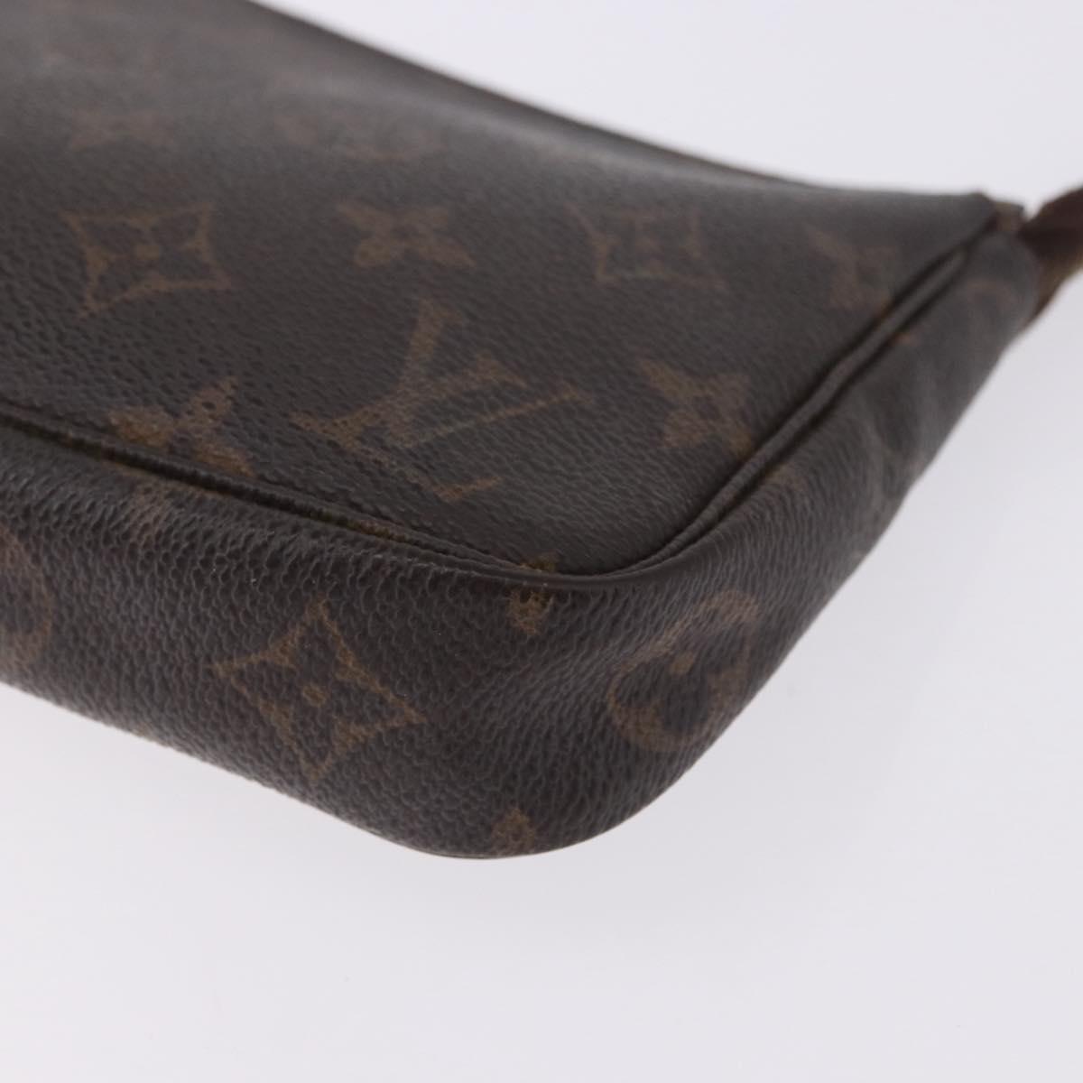 LOUIS VUITTON Monogram Pochette Accessoires Pouch M51980 LV Auth BA14904