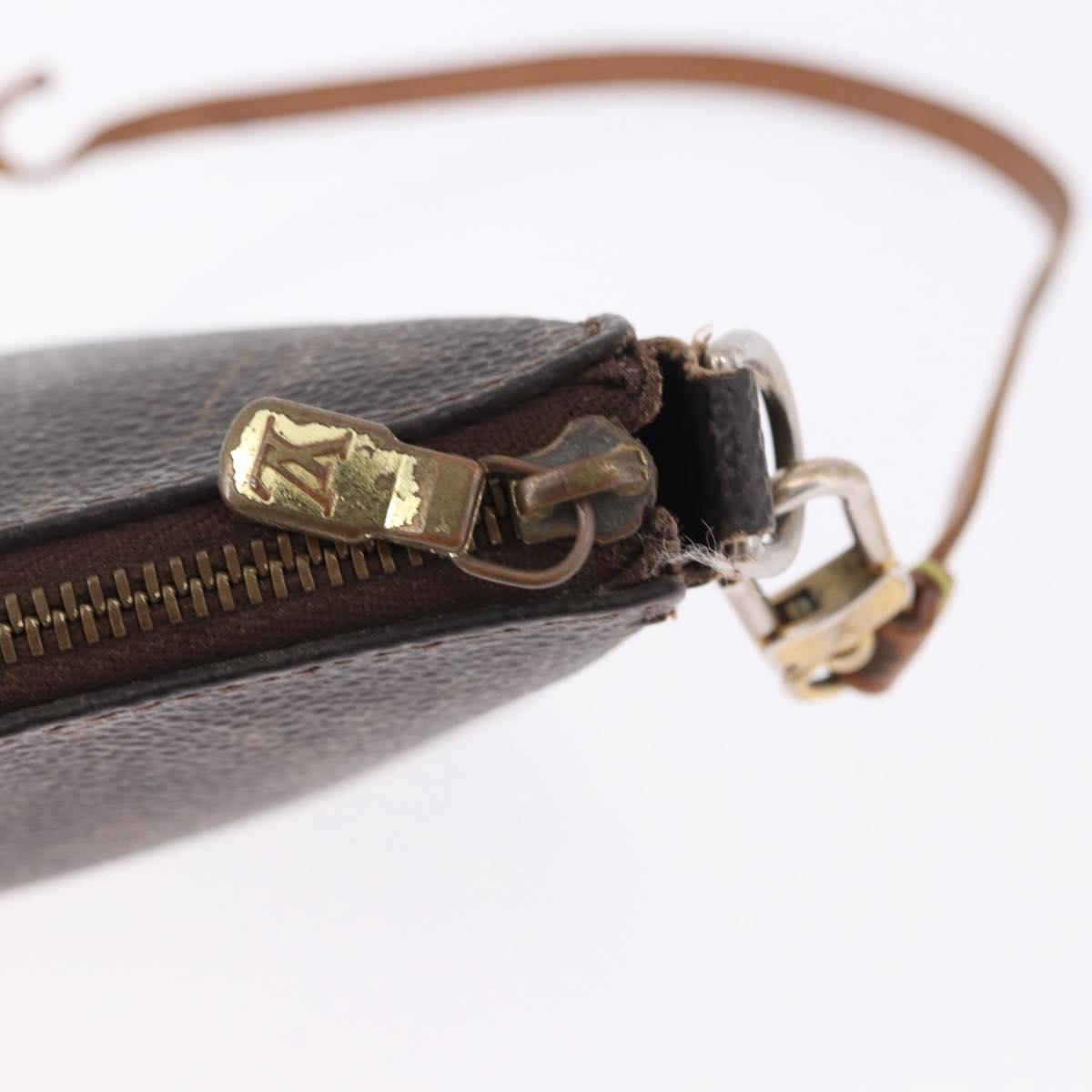 LOUIS VUITTON Monogram Pochette Accessoires Pouch M51980 LV Auth BA14904