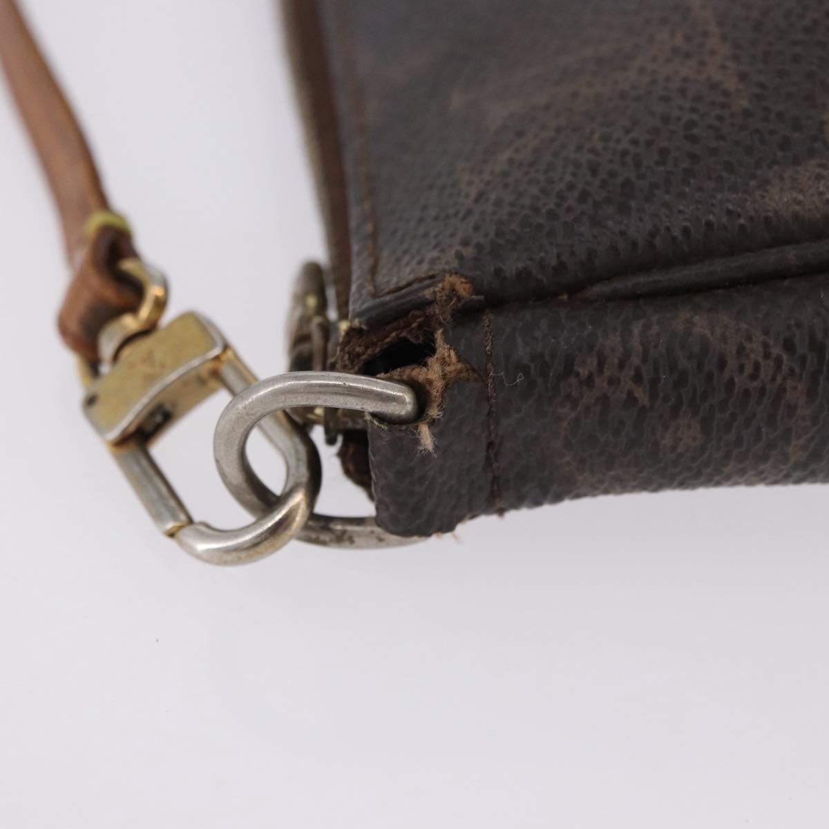 LOUIS VUITTON Monogram Pochette Accessoires Pouch M51980 LV Auth BA14904