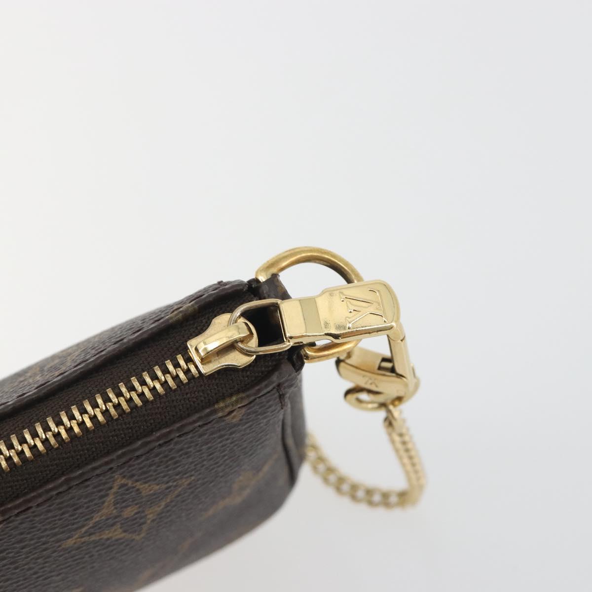 LOUIS VUITTON Monogram Mini Pochette Accessoires Pouch M58009 LV Auth BA14907V