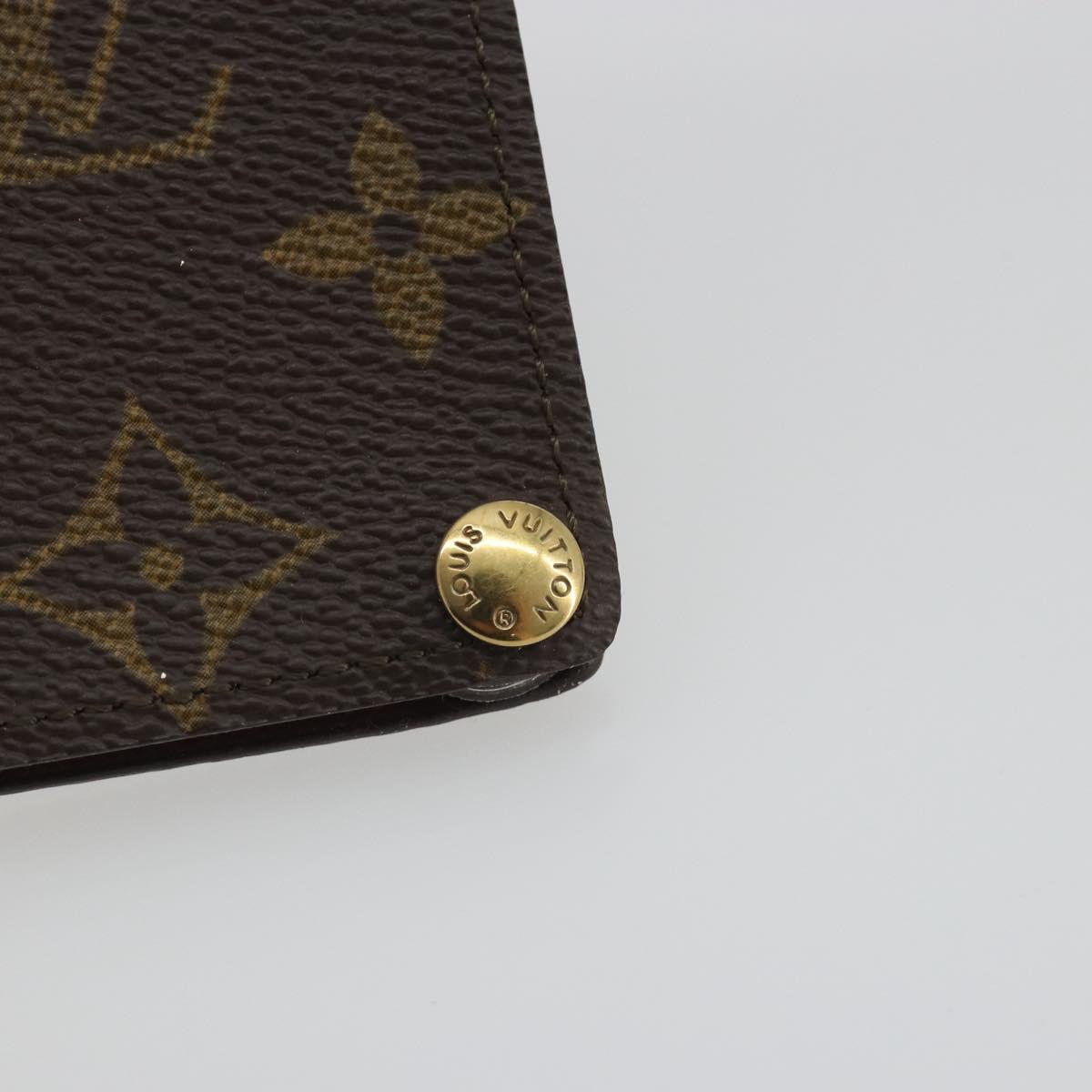 LOUIS VUITTON Monogram Porto Cartes Crdit Pression Card Case M60937 Auth BA14909