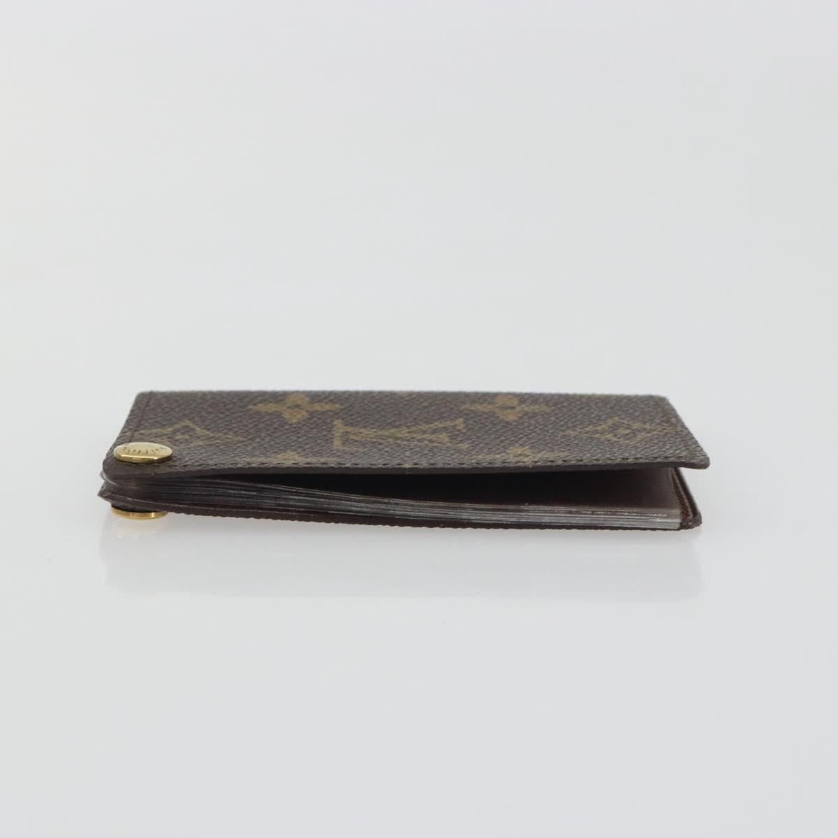 LOUIS VUITTON Monogram Porto Cartes Crdit Pression Card Case M60937 Auth BA14909