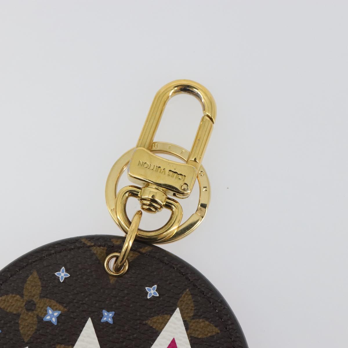 LOUIS VUITTON Monogram Christmas Bear Porte Cles Illustre M63756 Auth BA14911M