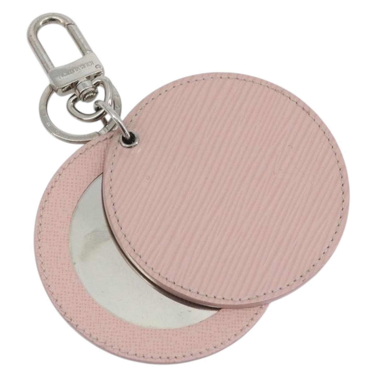 LOUIS VUITTON Epi Mirror Charm Rose Valerine M68004 LV Auth BA14913