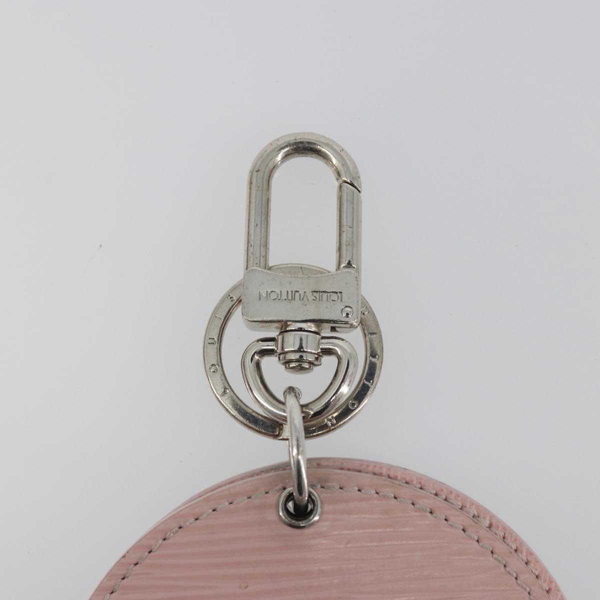LOUIS VUITTON Epi Mirror Charm Rose Valerine M68004 LV Auth BA14913