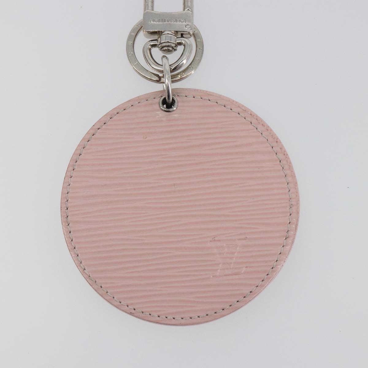LOUIS VUITTON Epi Mirror Charm Rose Valerine M68004 LV Auth BA14913