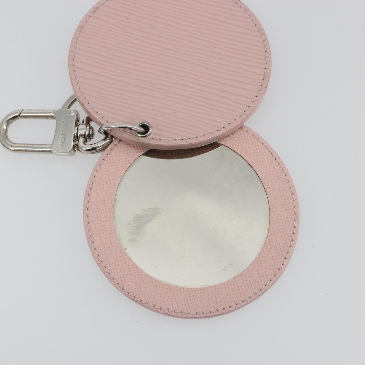LOUIS VUITTON Epi Mirror Charm Rose Valerine M68004 LV Auth BA14913