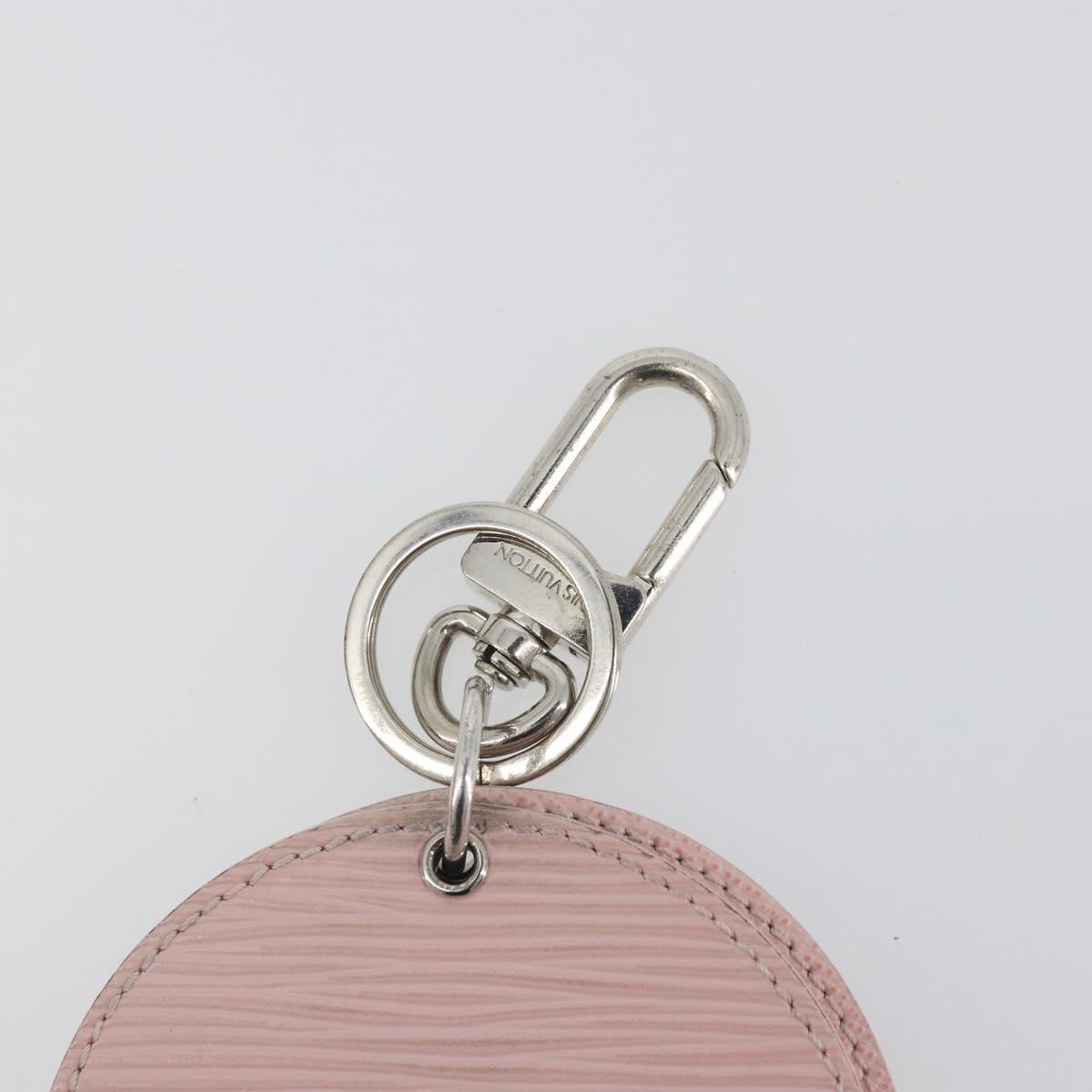 LOUIS VUITTON Epi Mirror Charm Rose Valerine M68004 LV Auth BA14913