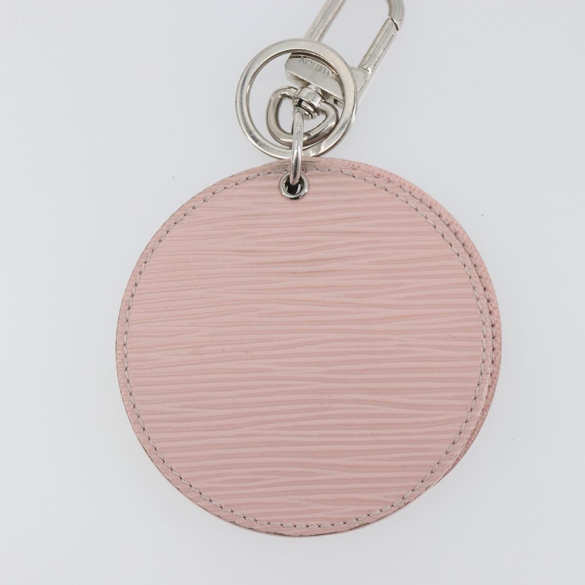 LOUIS VUITTON Epi Mirror Charm Rose Valerine M68004 LV Auth BA14913