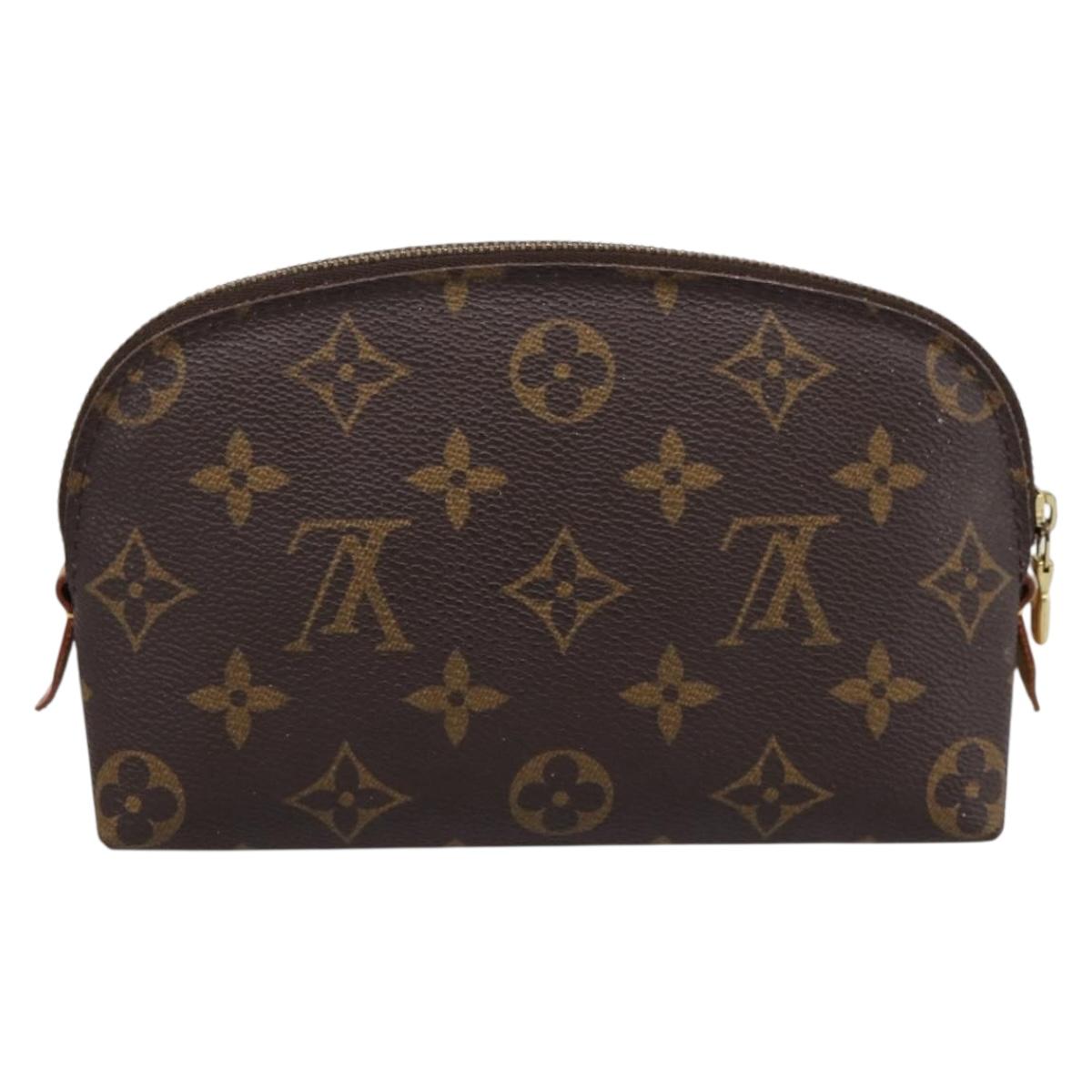 LOUIS VUITTON Monogram Pochette Cosmetic PM Pouch M47515 LV Auth BA14915