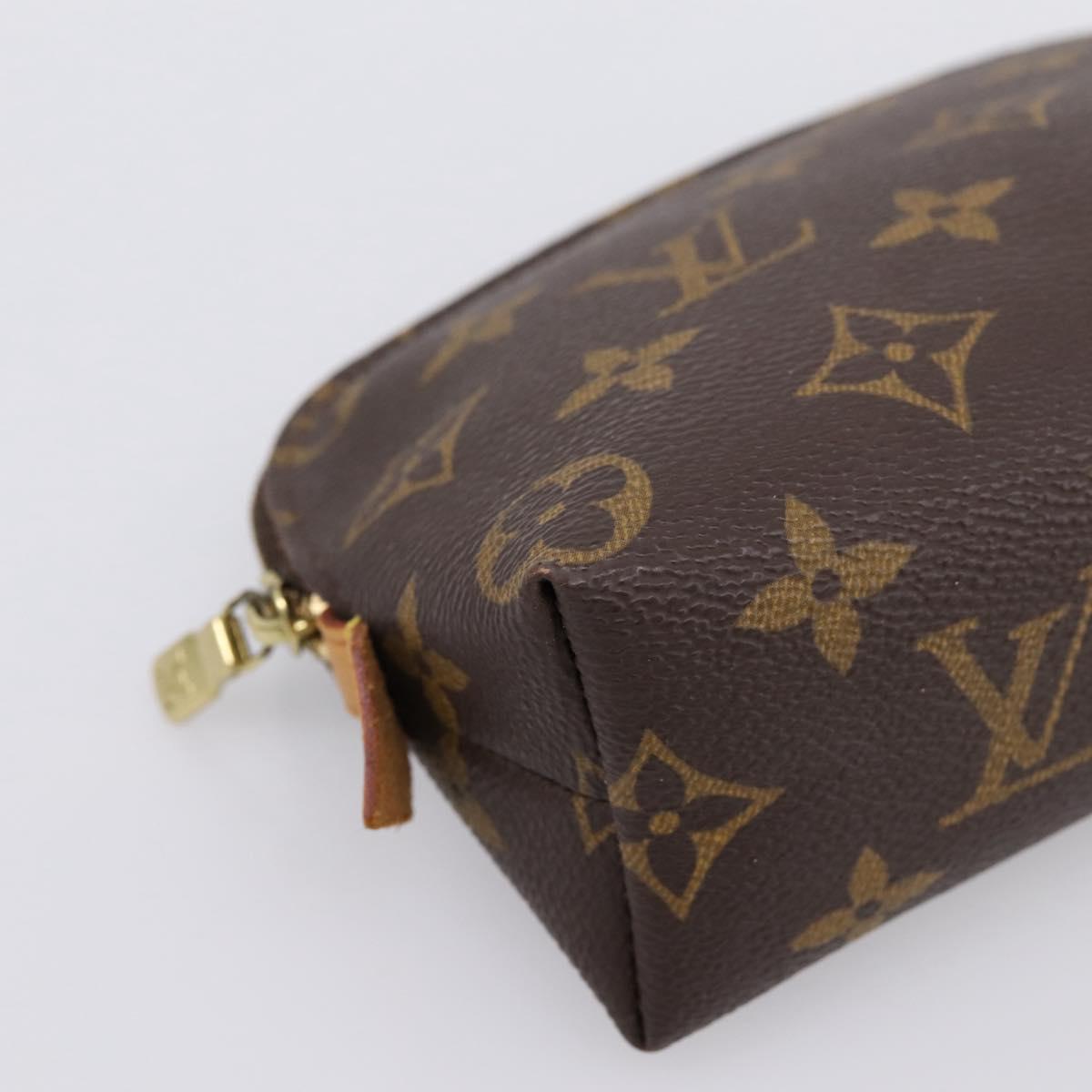 LOUIS VUITTON Monogram Pochette Cosmetic PM Pouch M47515 LV Auth BA14915