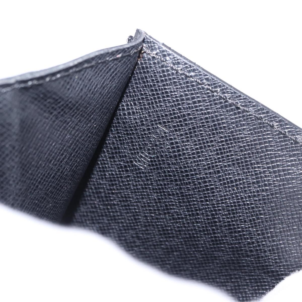 LOUIS VUITTON Epi Sellier Dragonne Clutch Bag Black M52612 LV Auth BA14932