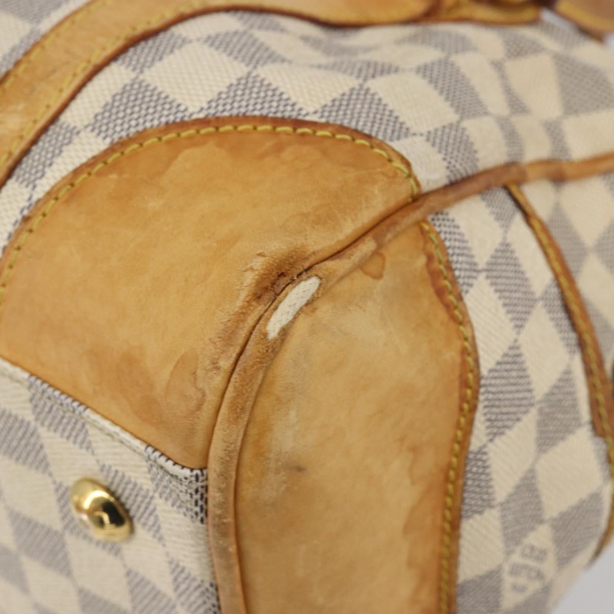 LOUIS VUITTON Damier Azur Berkeley Hand Bag N52001 LV Auth BA14936