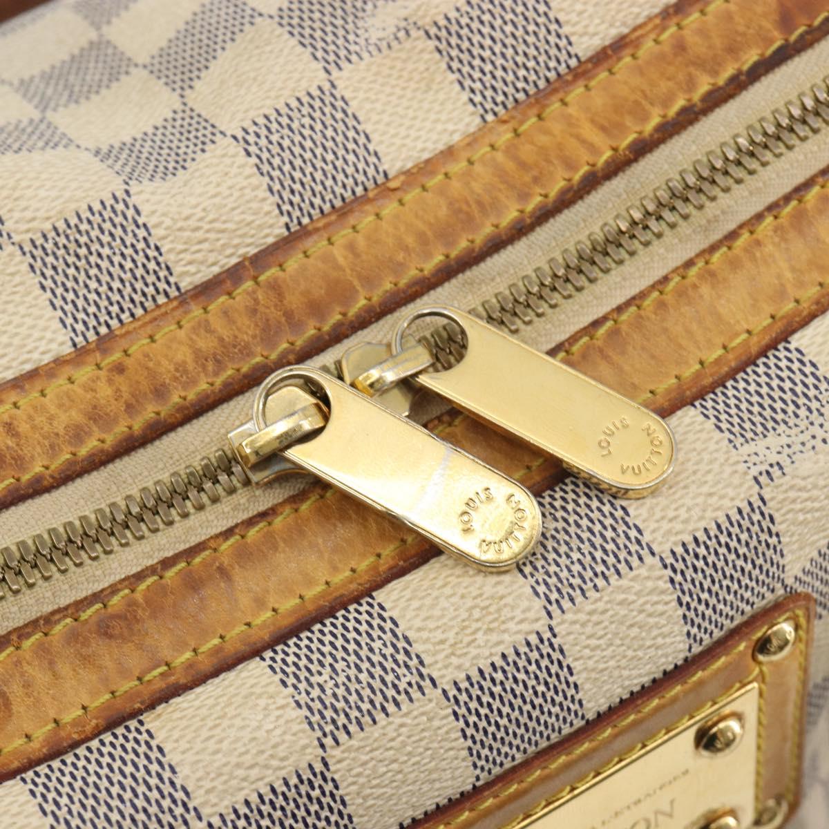 LOUIS VUITTON Damier Azur Berkeley Hand Bag N52001 LV Auth BA14936