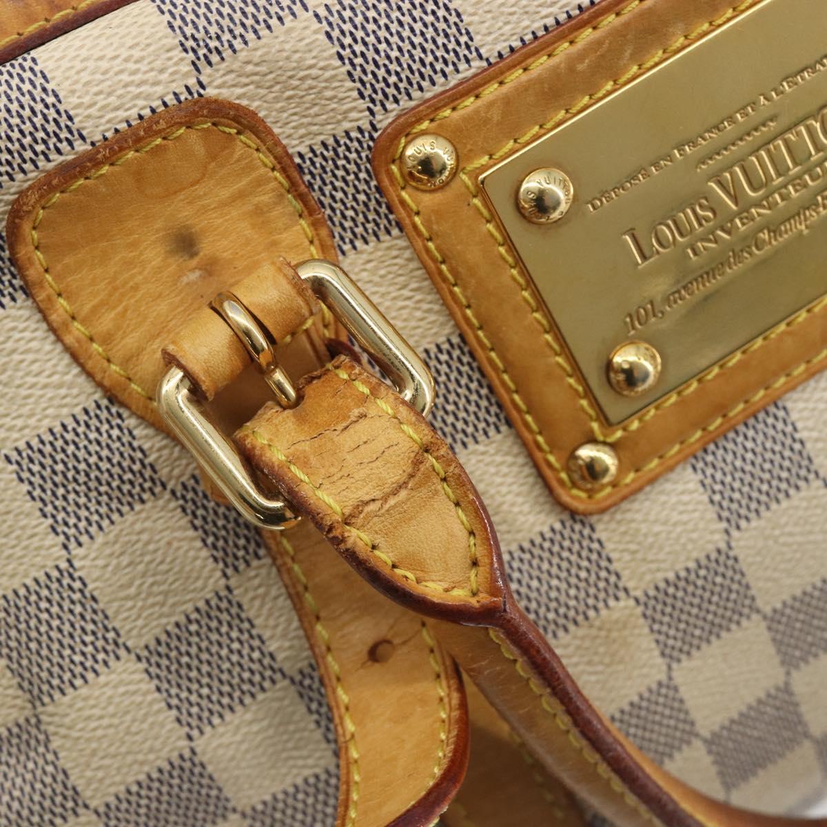 LOUIS VUITTON Damier Azur Berkeley Hand Bag N52001 LV Auth BA14936