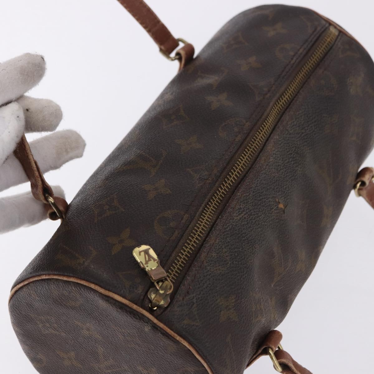 LOUIS VUITTON Monogram Papillon 26 Hand Bag M51366 LV Auth BA14940