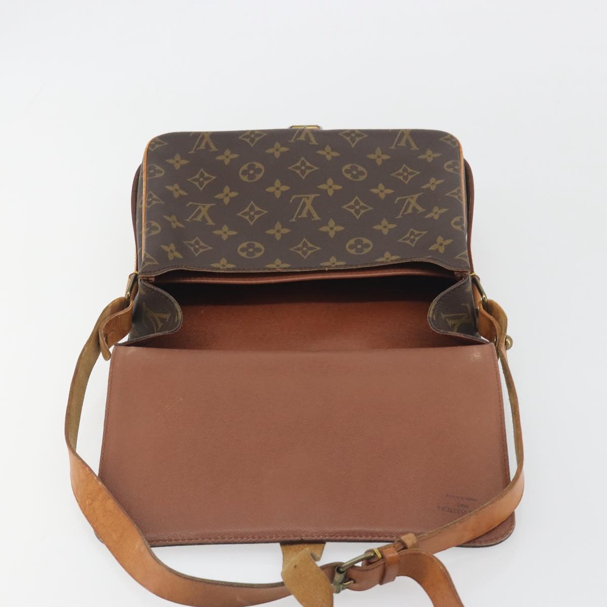 LOUIS VUITTON Monogram Cartouchiere GM Shoulder Bag M51252 LV Auth BA14943