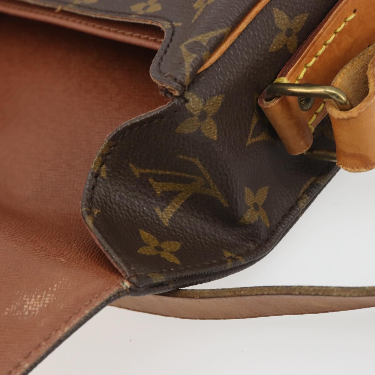LOUIS VUITTON Monogram Cartouchiere GM Shoulder Bag M51252 LV Auth BA14943